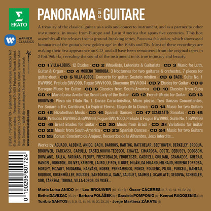PANORAME DE LA GUITARE (25 CDS)