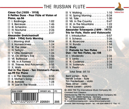 THE RUSSIAN FLUTE: WORKS by GRETCHANINOFF, TCHEREPNIN,  CUI