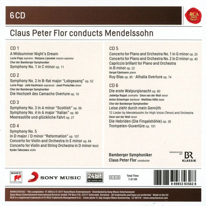CLAUS PETER FLOR CONDUCTS MENDELSSOHN (6 CDS)