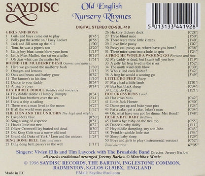 Old English Nursery Rhymes - The Broadside Band