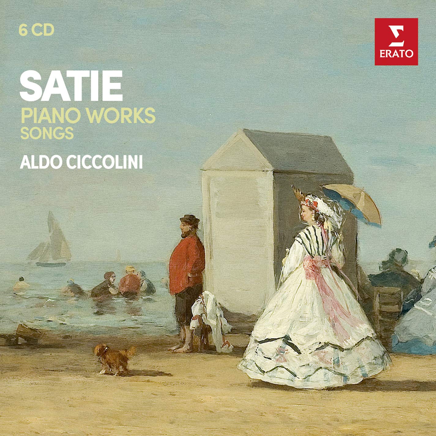 SATIE: PIANO WORKS & SONGS - ALDO CICCOLINI (6 CDS)