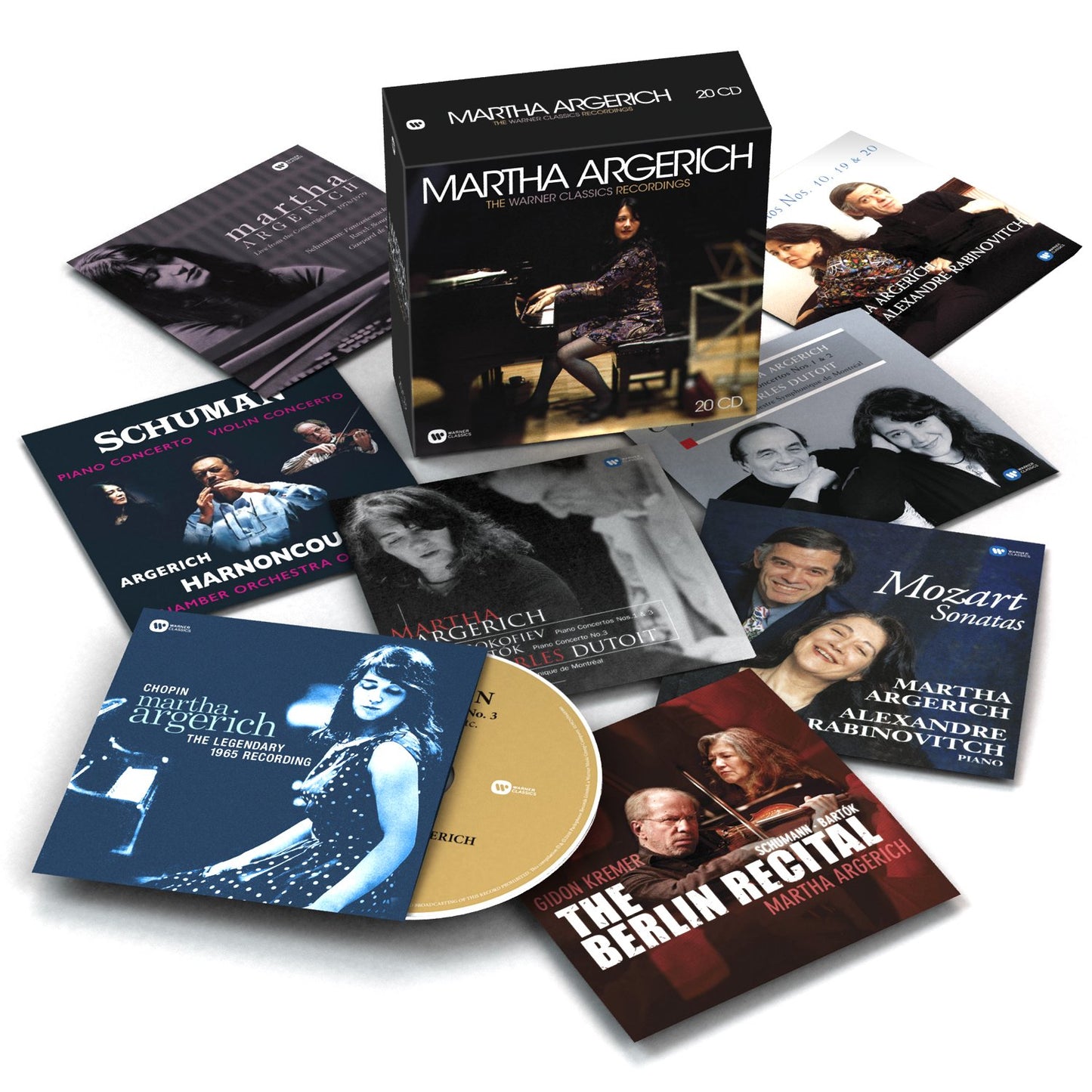 MARTHA ARGERICH: THE WARNER CLASSICS RECORDINGS (20 CD)