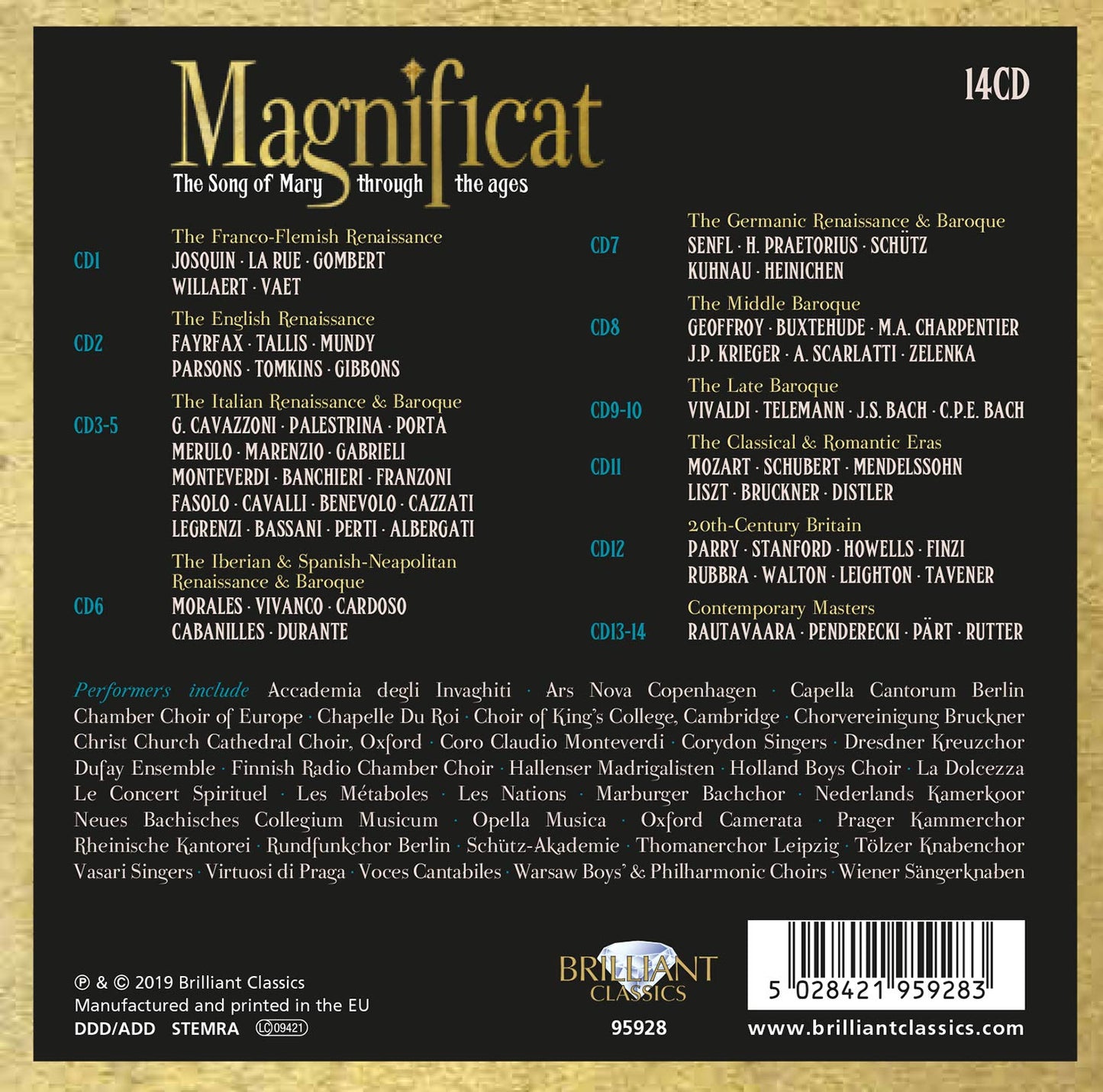 MAGNIFICAT - 600 Years of the Magnificat (14 CDS)