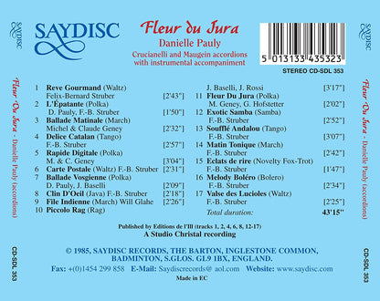 Fleur Du Jura: French Accordion Music - Danielle Pauly