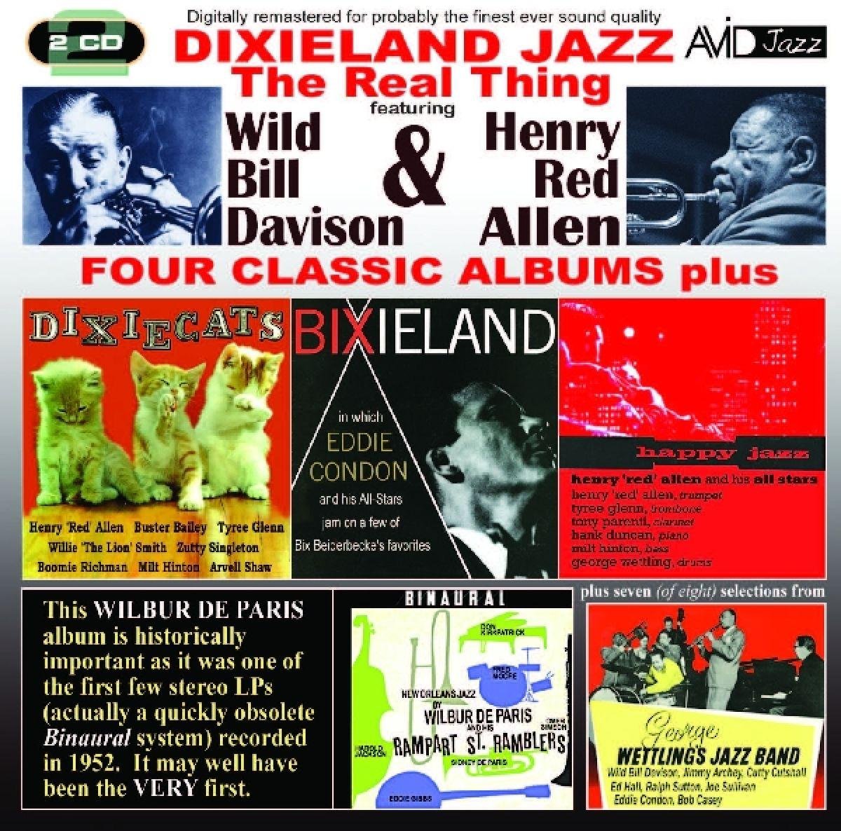 Dixieland Jazz - Four Classic Albums Featuring Wild Bill Davison & Henry "Red" Allen (2 CDs)