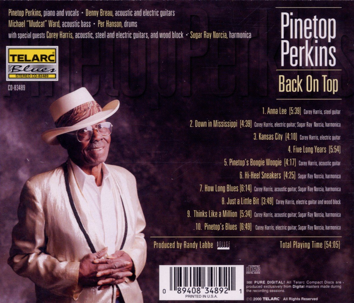 PINETOP PERKINS: BACK ON TOP
