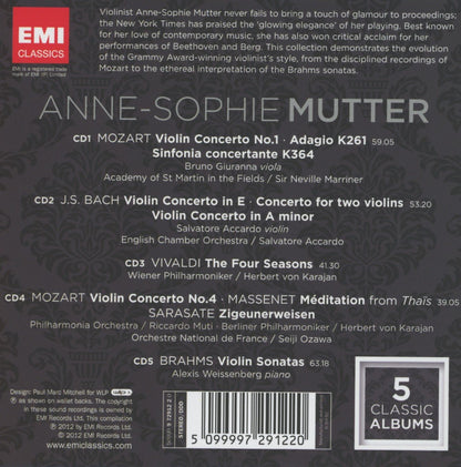 ANNE-SOPHIE MUTTER - 5 Classic Albums (5 CDs)