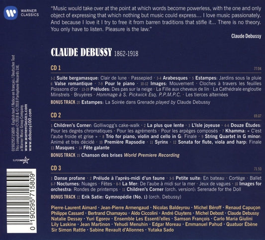 IMPRESSIONS: THE SOUND OF DEBUSSY (3 CDS)