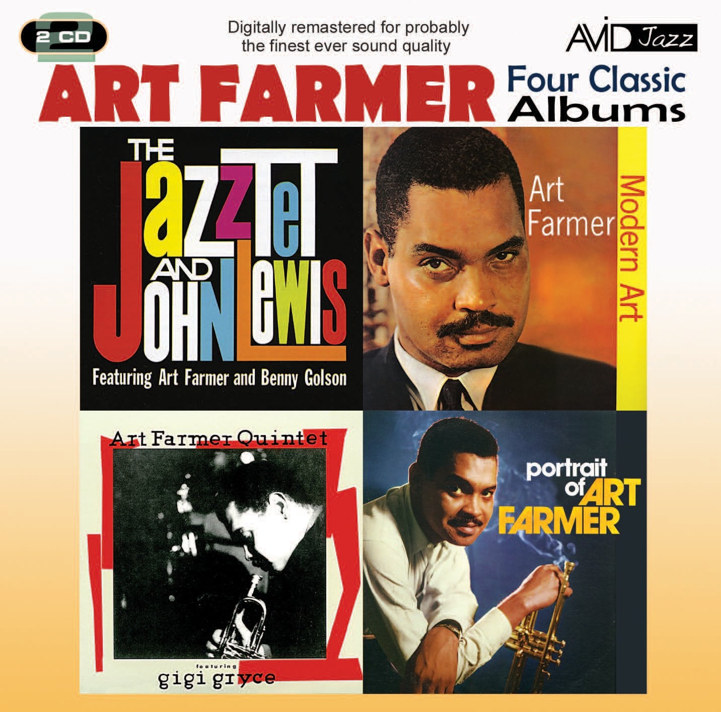 ART FARMER: FOUR CLASSIC ALBUMS (PORTRAIT OF ART FARMER / MODERN ART / ART FARMER QUINTET FEAT GIGI GRYCE / THE JAZZTET AND JOHN LEWIS) (2CD)