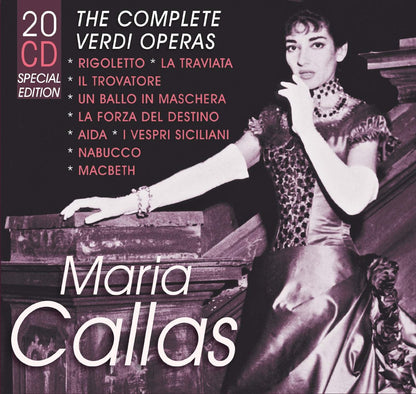MARIA CALLAS: THE COMPLETE VERDI OPERAS (20 CDS)