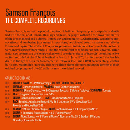 SAMSON FRANCOIS - THE COMPLETE RECORDINGS (54 CDS + 1 DVD)