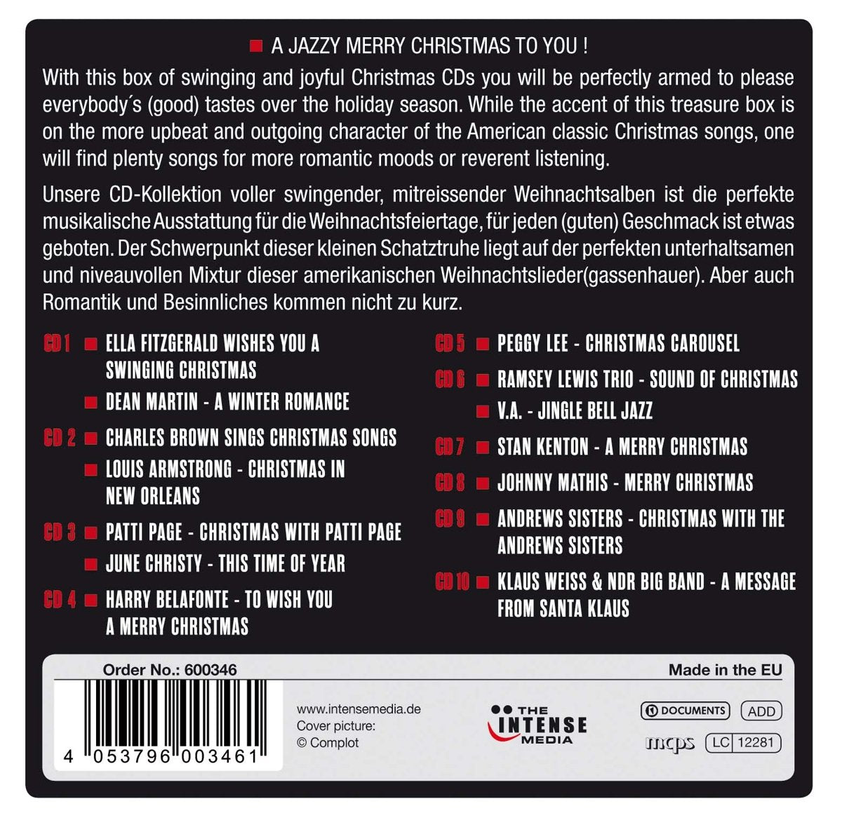 JAZZY CHRISTMAS (10 CDS)