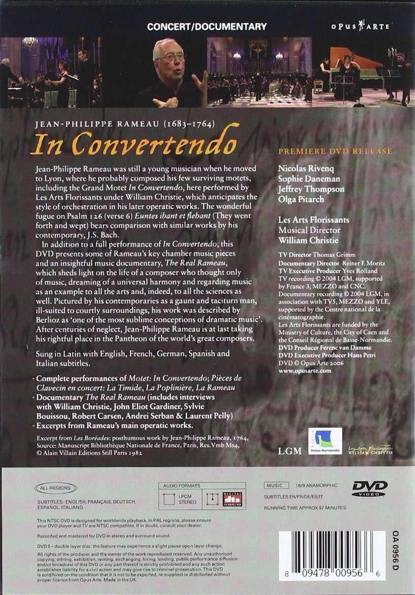 RAMEAU: In Convertendo - Les Arts Florissants, William Christie (2 DVD)