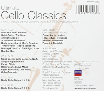 ULTIMATE CELLO CLASSICS BOX - 5 CDs