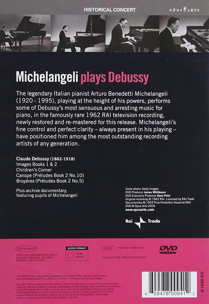 DEBUSSY: Michelangeli plays Debussy (DVD)