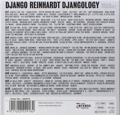 DJANGO REINHARDT: DJANGOLOGY (10 CDS)