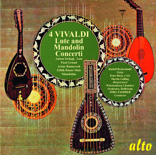 VIVALDI: 4 LUTE & MANDOLIN CONCERTOS - Wurttemburg Chamber Orchestra (DIGITAL DOWNLOAD)