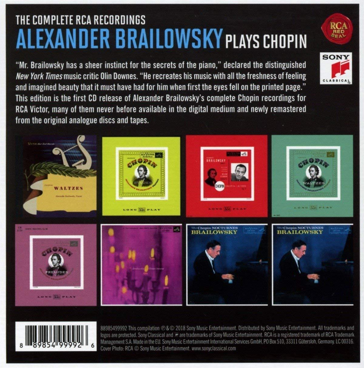 Alexander Brailowsky Plays Chopin – The Complete RCA Album Collection (8 CDS)