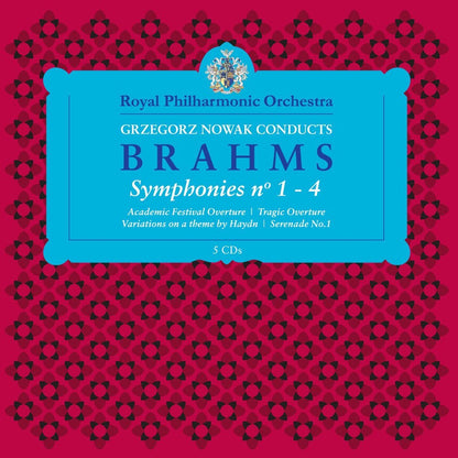 BRAHMS: COMPLETE SYMPHONIES & ORCHESTRAL WORKS - NOWAK, ROYAL PHILHARMONIC ORCHESTRA (5 CDS)