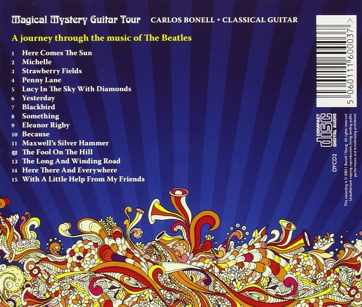 MAGICAL MYSTERY GUITAR TOUR (MUSIC OF THE BEATLES) - CARLOS BONELL