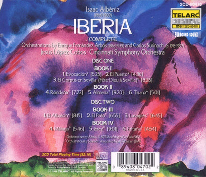 ALBENIZ: IBERIA - Jesus Lopez-Cobos, Cincinnati Symphony Orchestra (2 CDs)