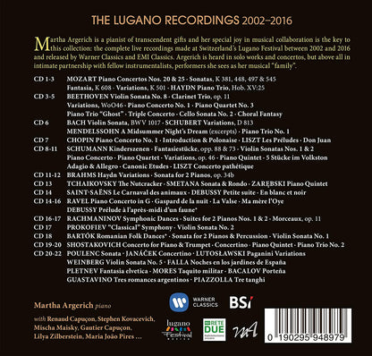 MARTHA ARGERICH: THE LUGANO RECORDINGS (22 CDS)