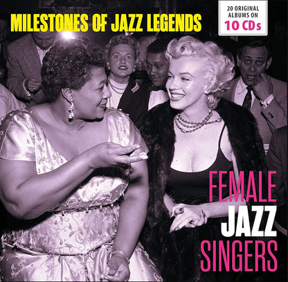FEMALE JAZZ SINGERS: Sarah Vaughan, Dinah Washington, Chris Connor, Billie Holiday (10 CDS)