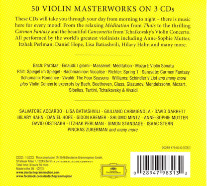 50 VIOLIN MASTERWORKS (3 CDS)