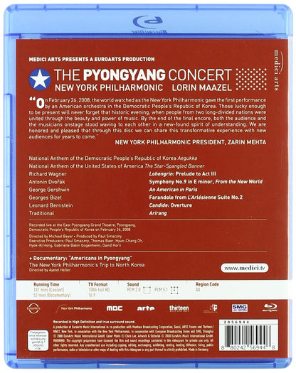 The Pyongyang Concert - New York Philharmonic, Maazel (Blu-Ray DVD)