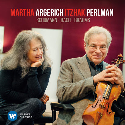 BACH & SCHUMANN - MARTHA ARGERICH & ITZHAK PERLMAN (LP)