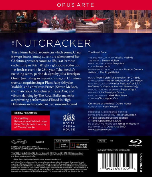 TCHAIKOVSKY: The Nutcracker - Royal Opera House (BluRay)
