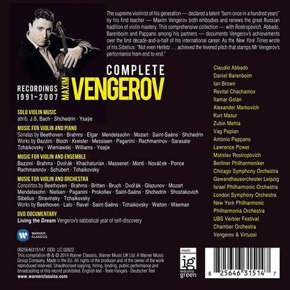 MAXIM VENGEROV: Recordings 1991-2007 (20 CDS)