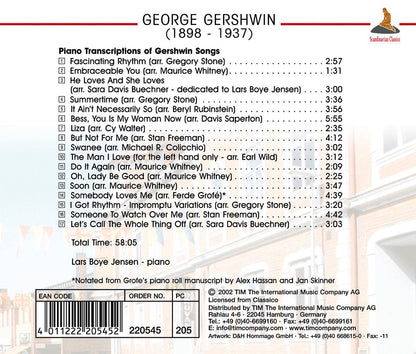 GERSHWIN: The Modern Romantic - Piano Transcriptions of Gershwin Songs