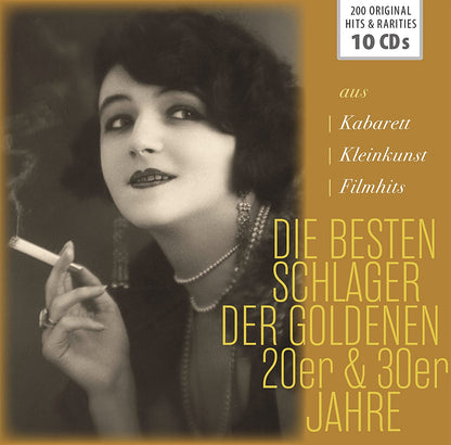 Die besten Schlager der Goldenen 1920er & 1930er Jahre (BEST HITS OF THE GOLDEN 1920S AND 1930S) 10 CDS