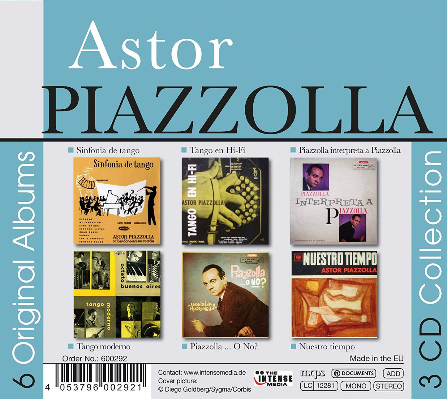 ASTOR PIAZZOLLA - 6 Original Albums (3 CDs)