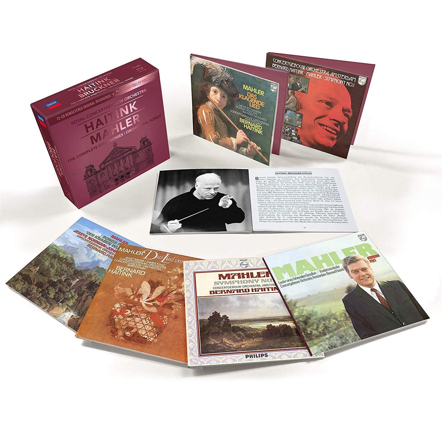 MAHLER - HAITINK: THE SYMPHONIES AND ORCHESTRAL SONGS (13 CDS)