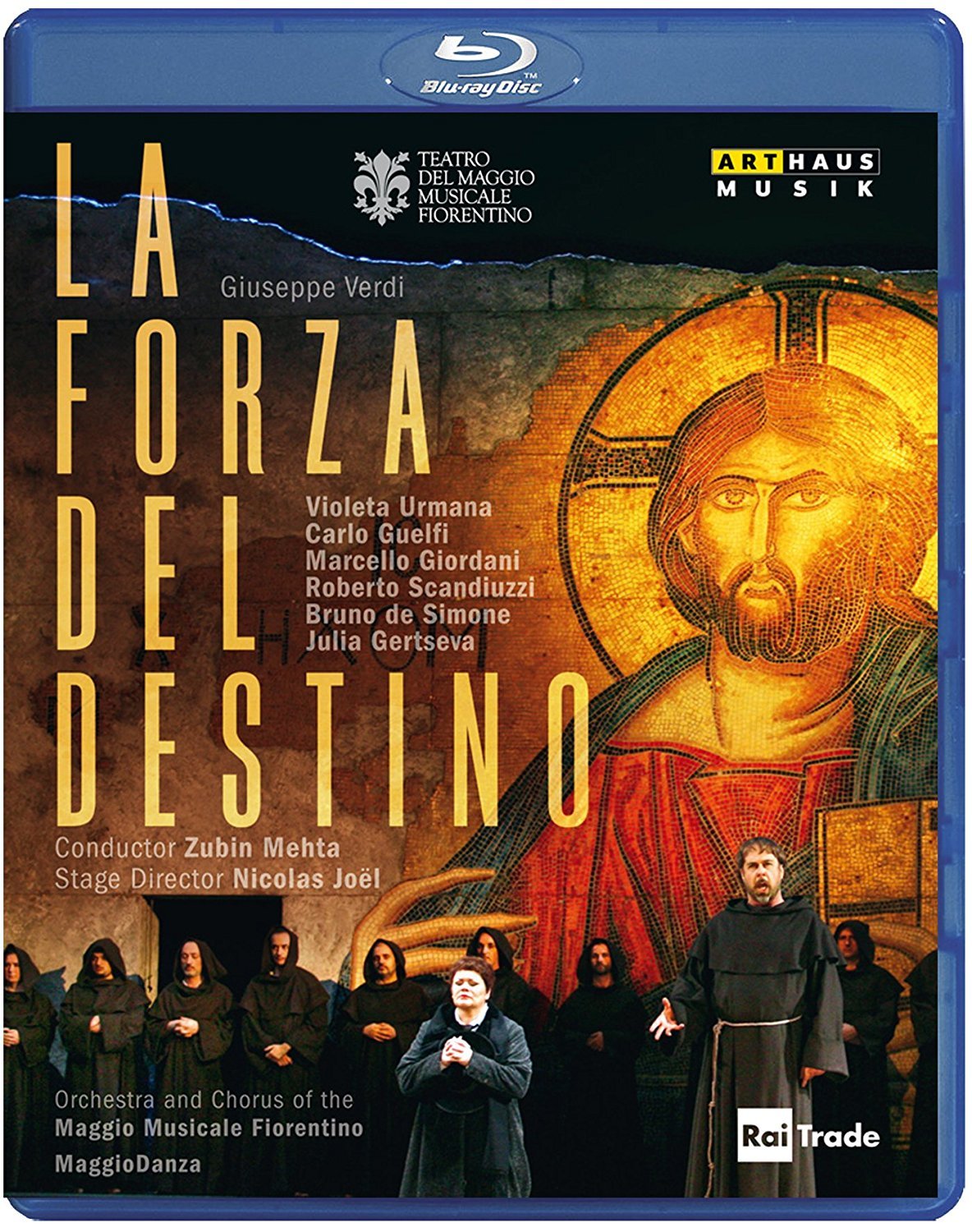 VERDI: La Forza Del Destino - Mehta; Urmana; Guelfi; Giordani (Blu-Ray)