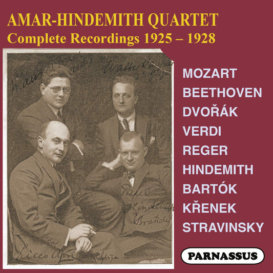 AMAR-HINDEMITH QUARTET: The Complete Recordings 1925-1928 (3 CDs)