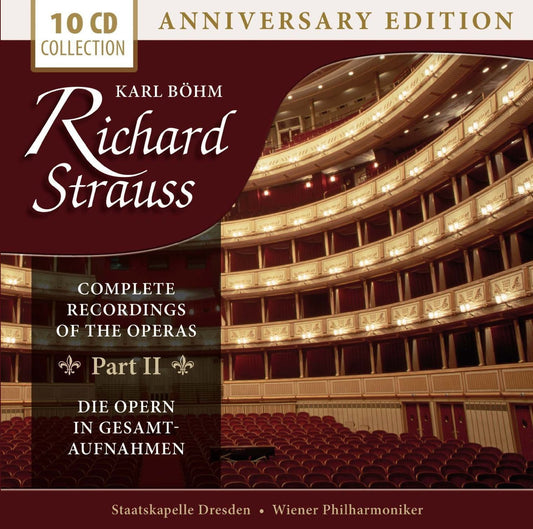 STRAUSS, R: Complete Recordings of the Operas, Part II - Karl Bohm (10 CDs)