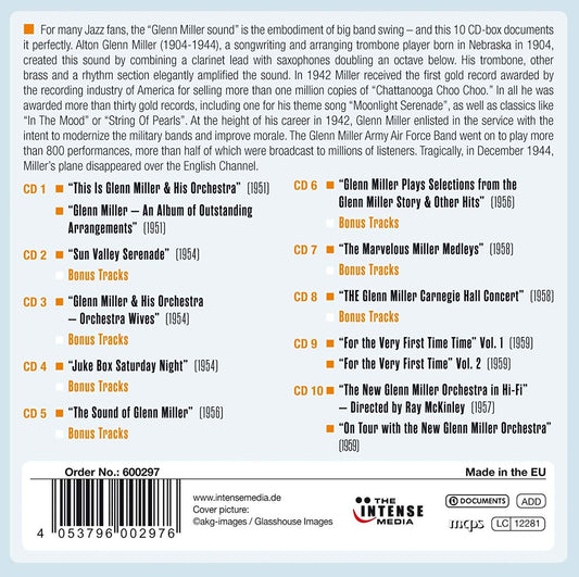 GLENN  MILLER: Milestones Of A Swing Legend (10 CDs)
