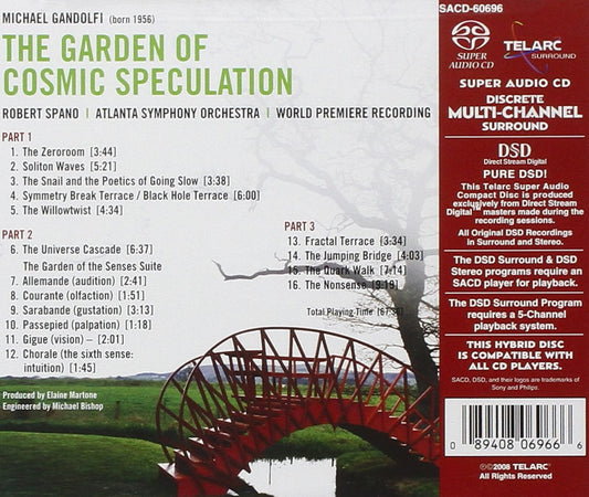 GANDOLFI: The Garden Of Cosmic Speculation - Spano, Atlanta Symphony Orchestra (Hybrid SACD)