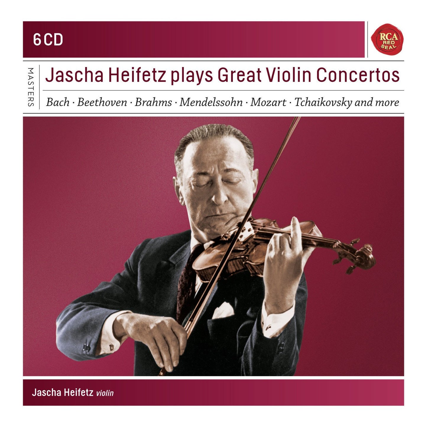 JASCHA HEIFETZ PLAYS GREAT VIOLIN CONCERTOS (6 CDS)