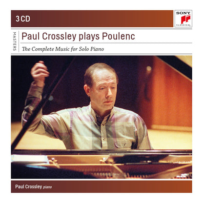 POULENC: COMPLETE WORKS FOR PIANO - PAUL CROSSLEY (3 CDS)