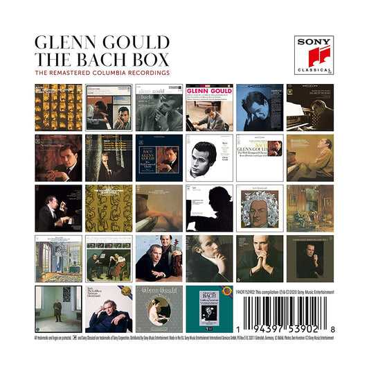 GLENN GOULD: THE BACH BOX - The Remastered Columbia Recordings (30 CDs)
