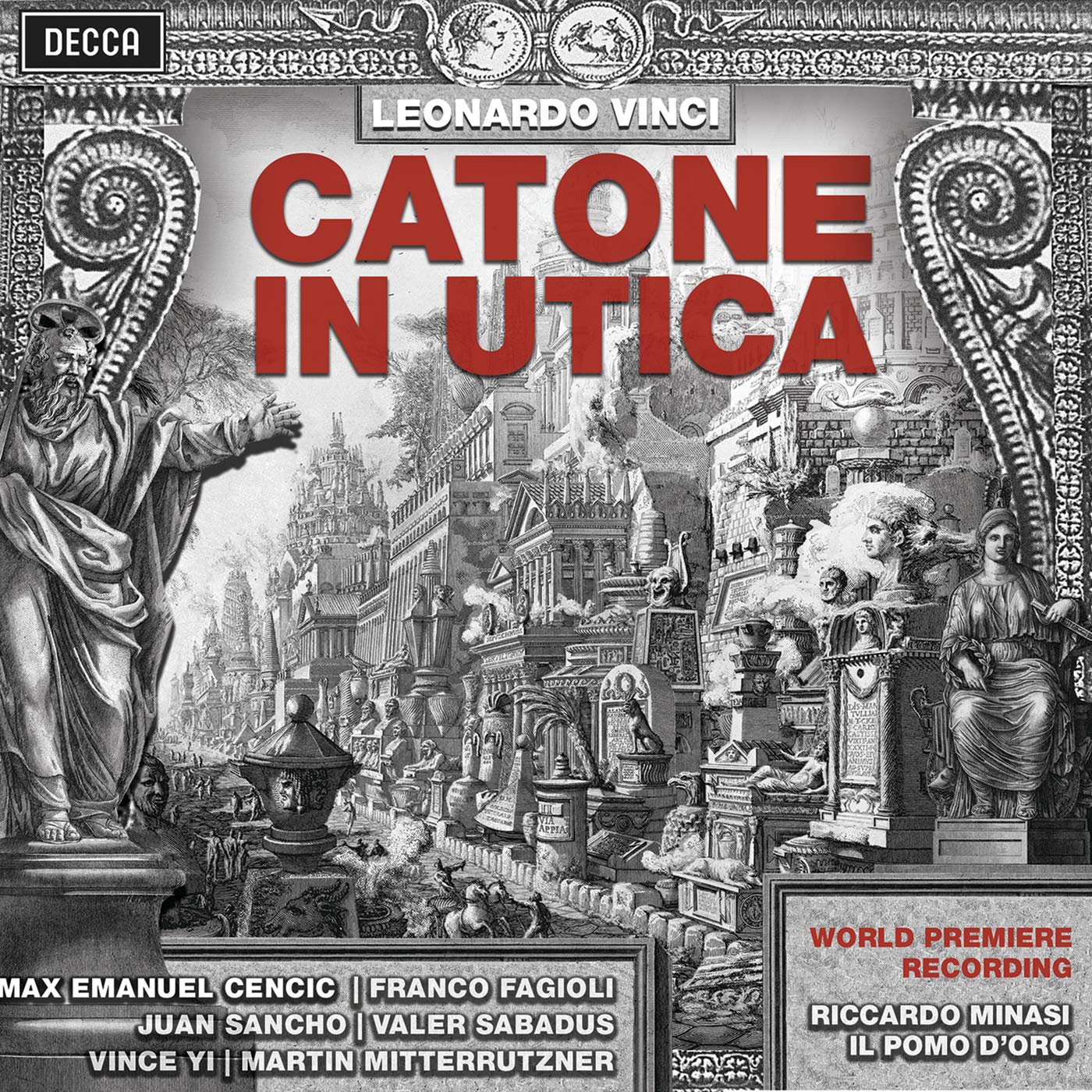 VINCI: CATONE IN UTICA - CENCIC, FAGIOLI, SABADUS, SANCHO (3 CDS)