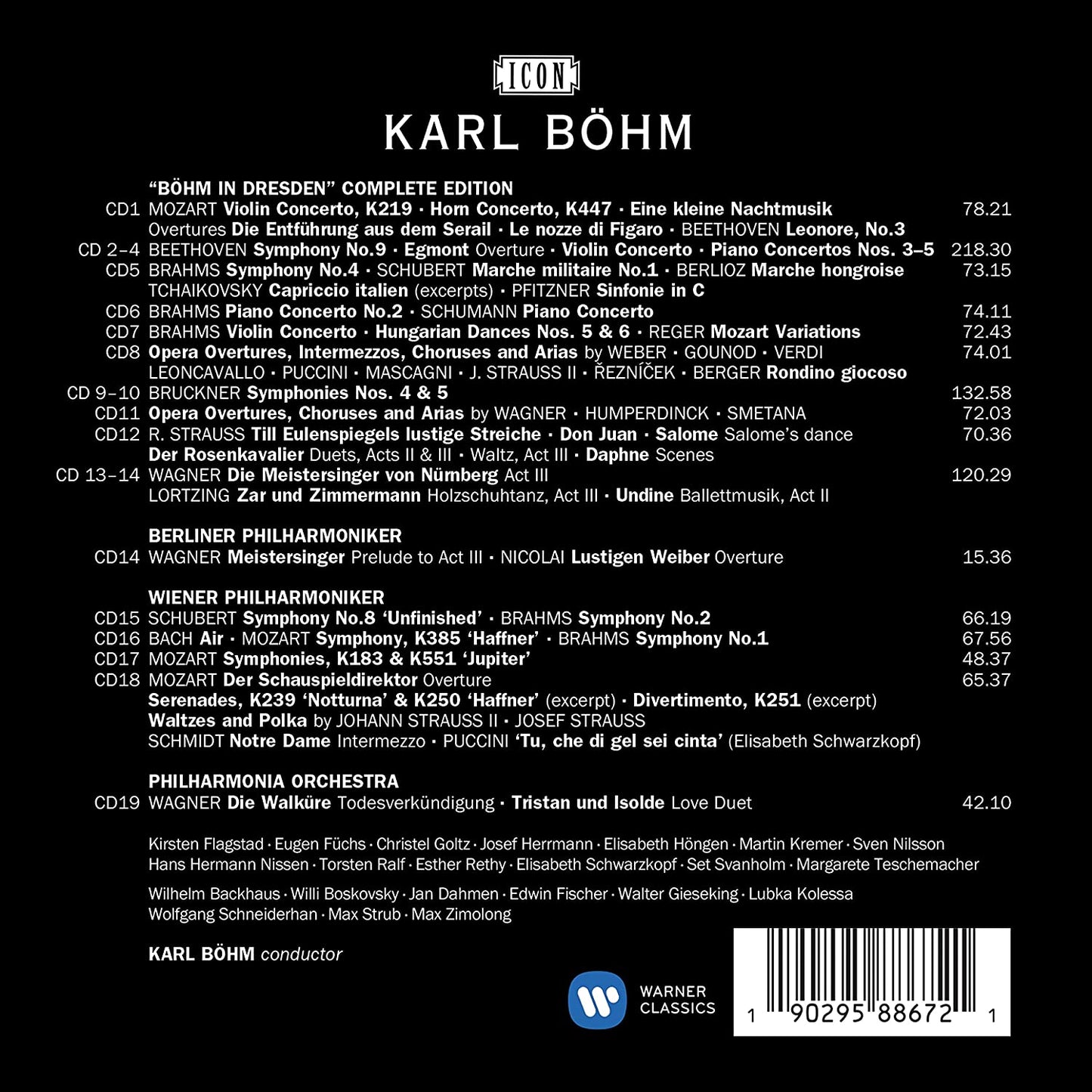 KARL BOHM: THE EARLY YEARS (19 CDS)
