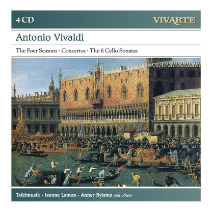 VIVALDI: THE FOUR SEASONS, CONCERTOS AND CELLO SONATAS (4 CDS)