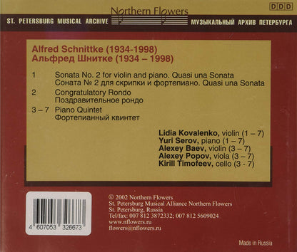 SCHNITTKE: VIOLIN SONATA NO. 2; PIANO QUINTET
