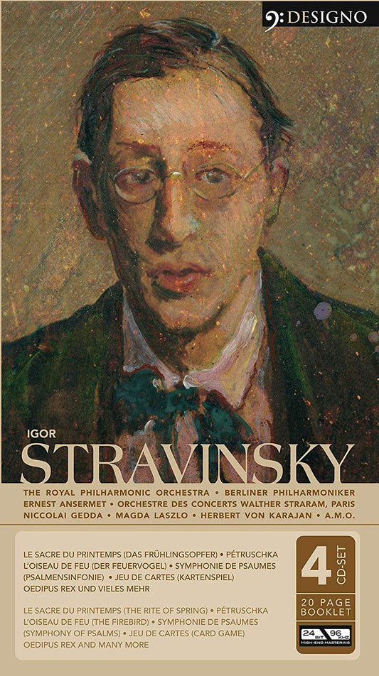 STRAVINSKY: ORCHESTRAL WORKS, CONCERTOS and OPERA (4 CDS)