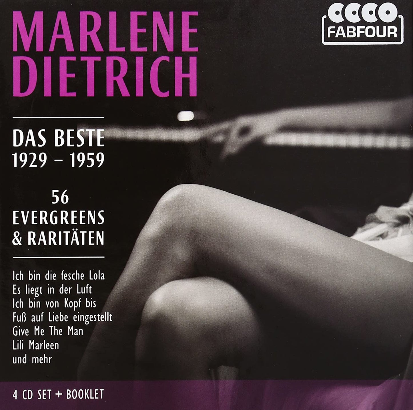 MARLENE DIETRICH: Das Beste 1929-1959 (4 CDS)